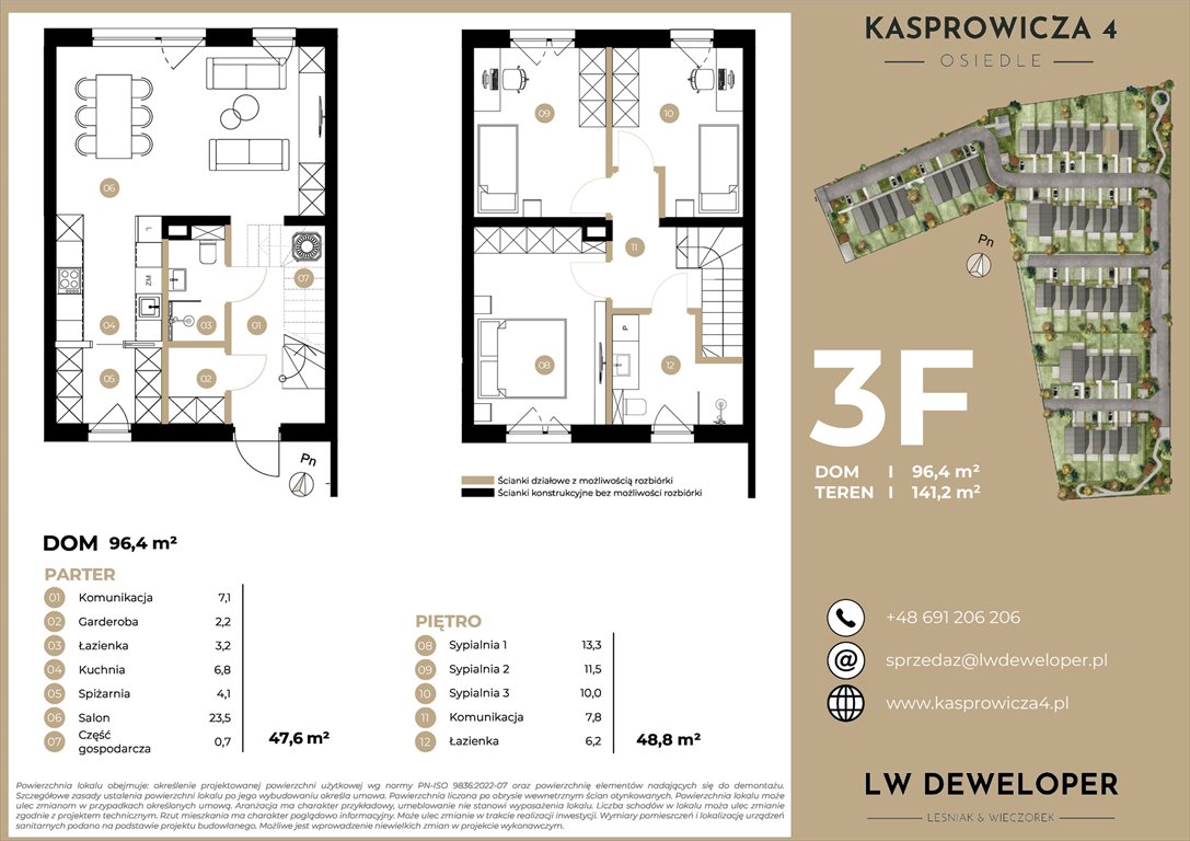 Nowy dom Osiedle Kasprowicza 4 Łódź, Jana Kasprowicza 4  96m2 Foto 1