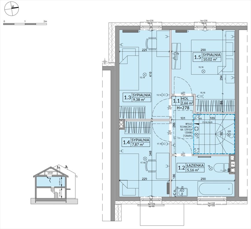 Nowy dom Osiedle Słoneczne Sulejówek, Szklarniowa  78m2 Foto 1