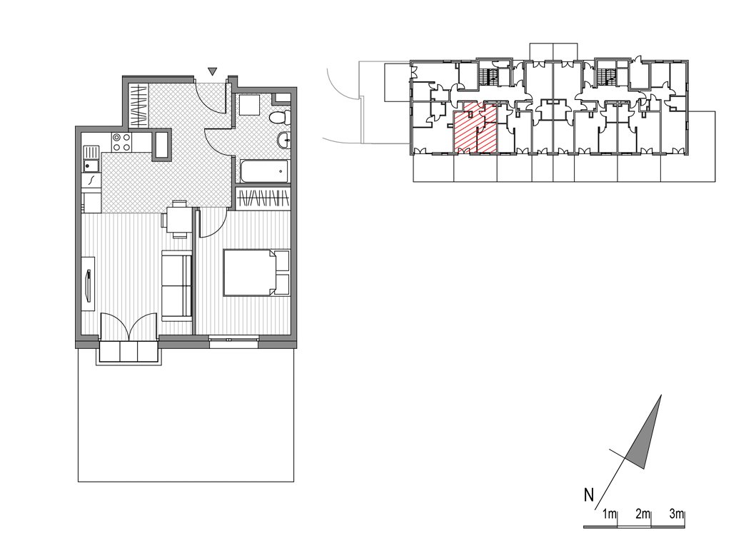 Nowe mieszkanie Glogera bud F i G Kraków, ul.Glogera 9,11  42m2 Foto 1