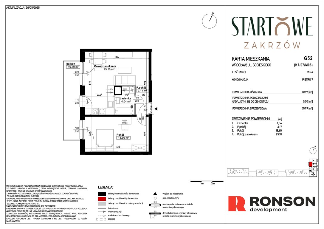 Nowe mieszkanie dwupokojowe Osiedle Startowe Wrocław, Psie Pole, Zatorska, róg Sobieskiego  79m2 Foto 1