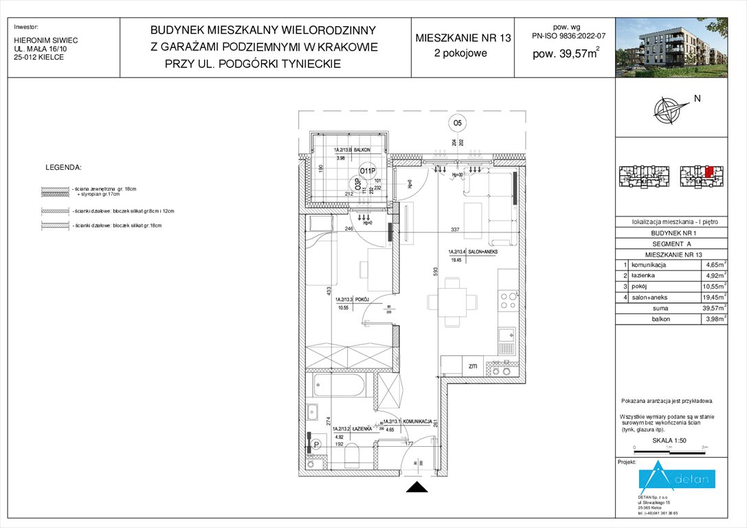 Nowe mieszkanie dwupokojowe Podgórki Tynieckie Kraków, Dębniki, Podgórki Tynieckie  40m2 Foto 1