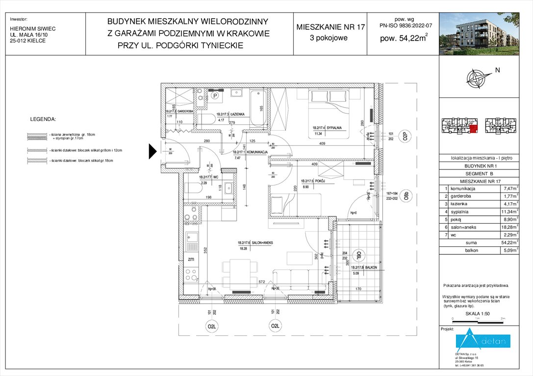 Nowe mieszkanie trzypokojowe Podgórki Tynieckie Kraków, Dębniki, Podgórki Tynieckie  54m2 Foto 1