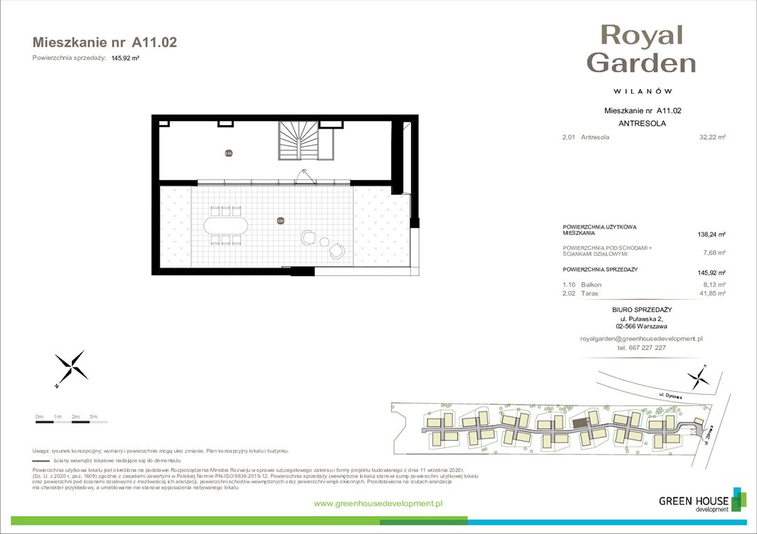 Nowe mieszkanie Royal Garden Wilanów - Domy Warszawa, Zdrowa 2  138m2 Foto 1