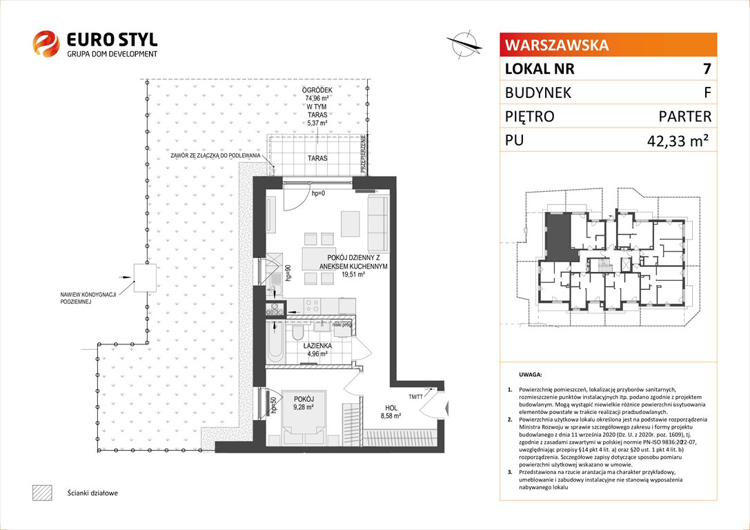 Nowe mieszkanie dwupokojowe OSIEDLE WARSZAWSKA Gdańsk, Warszawska  42m2 Foto 1