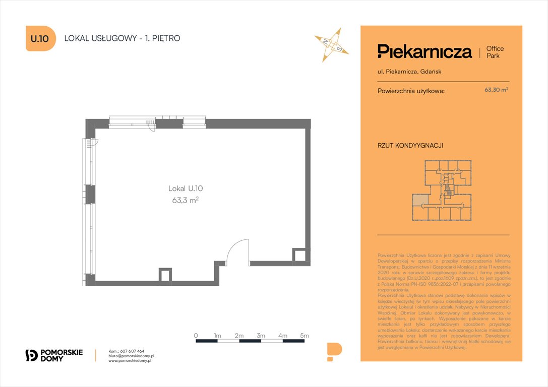 Nowe mieszkanie Piekarnicza Office Park Gdańsk, Morena, Piekarnicza 6  63m2 Foto 1