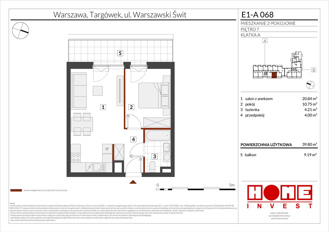 Nowe mieszkanie dwupokojowe Warszawski Świt Etap X Warszawa, Targówek, ul. Warszawski Świt  40m2 Foto 1