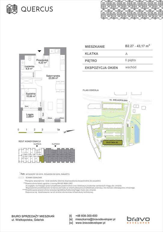 Nowe mieszkanie dwupokojowe(NrB2.27)