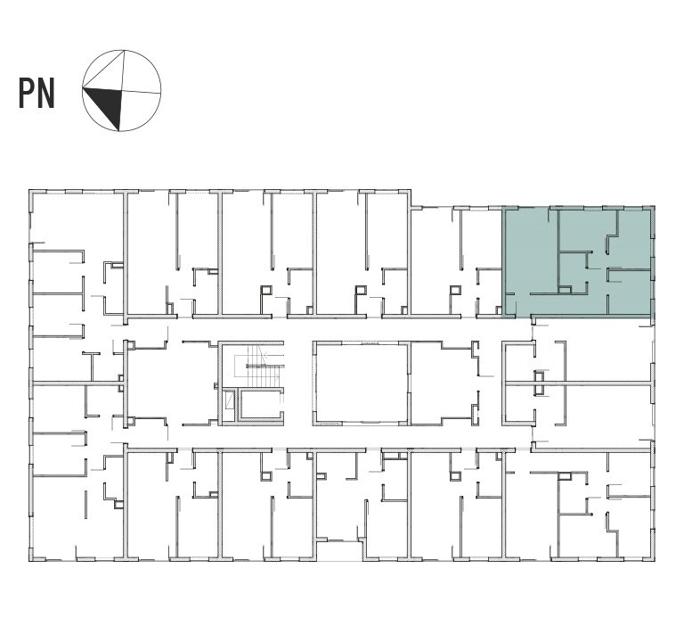 Nowe mieszkanie czteropokojowe  ATRIUM HOUSE Tyczyn, Laurowa 25  57m2 Foto 1