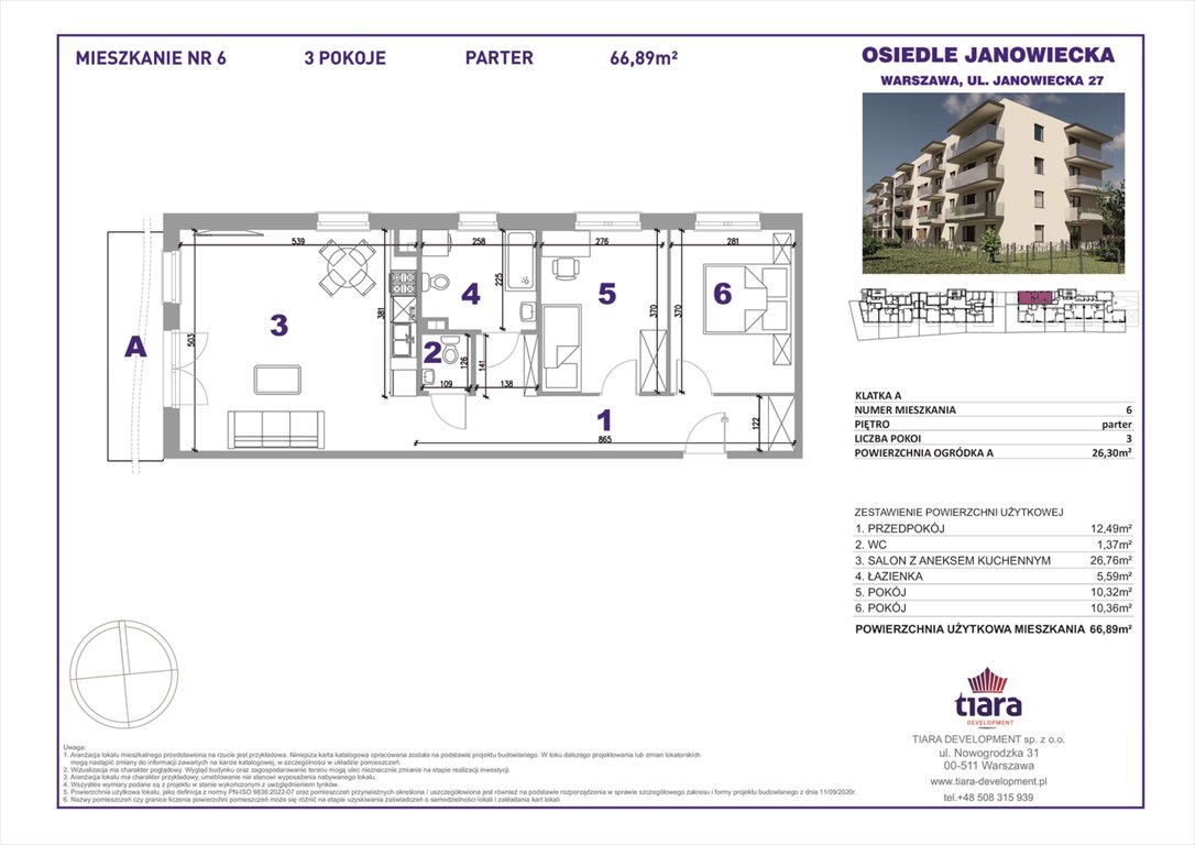 Nowe mieszkanie trzypokojowe Janowiecka 27 Warszawa, Targówek, Janowiecka 27  67m2 Foto 1