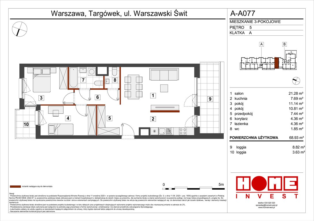 Nowe mieszkanie trzypokojowe Warszawski Świt Etap VII Warszawa, Targówek, ul. Warszawski Świt 12  69m2 Foto 1