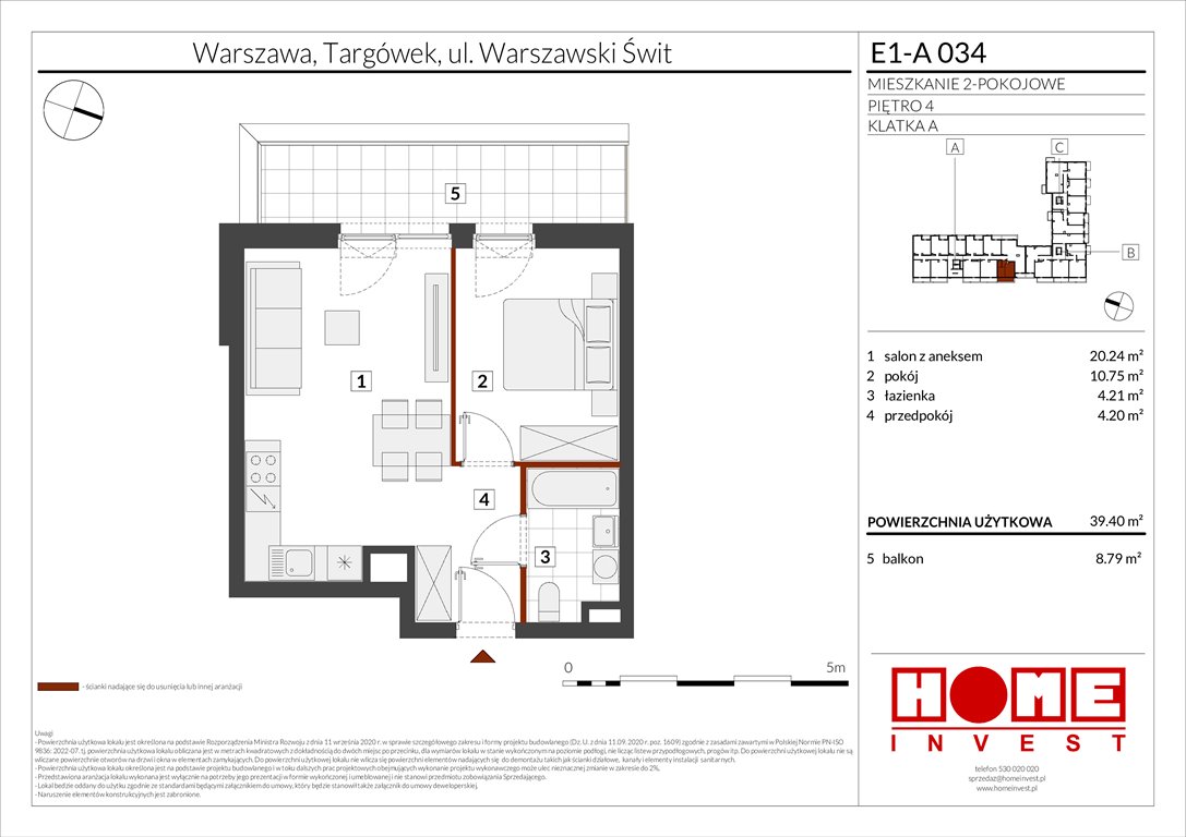 Nowe mieszkanie dwupokojowe Warszawski Świt Etap X Warszawa, Targówek, ul. Warszawski Świt  39m2 Foto 1