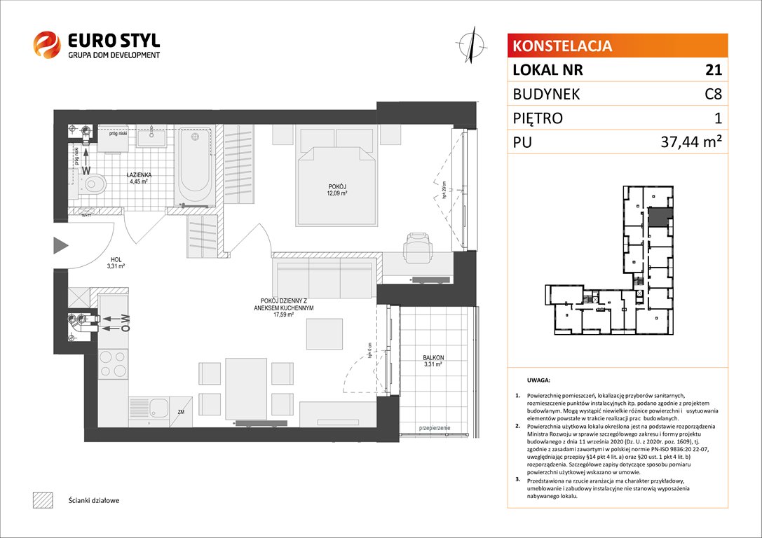 mieszkanie na sprzedaż 37m2 mieszkanie Gdynia, Pogórze, Paderewskiego