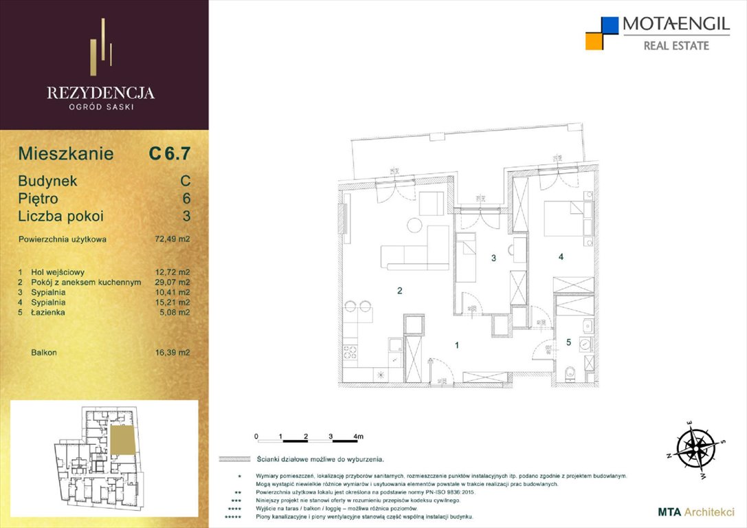 mieszkanie na sprzedaż 72m2 mieszkanie Lublin, Śródmieście, Jasna i Wieniawska