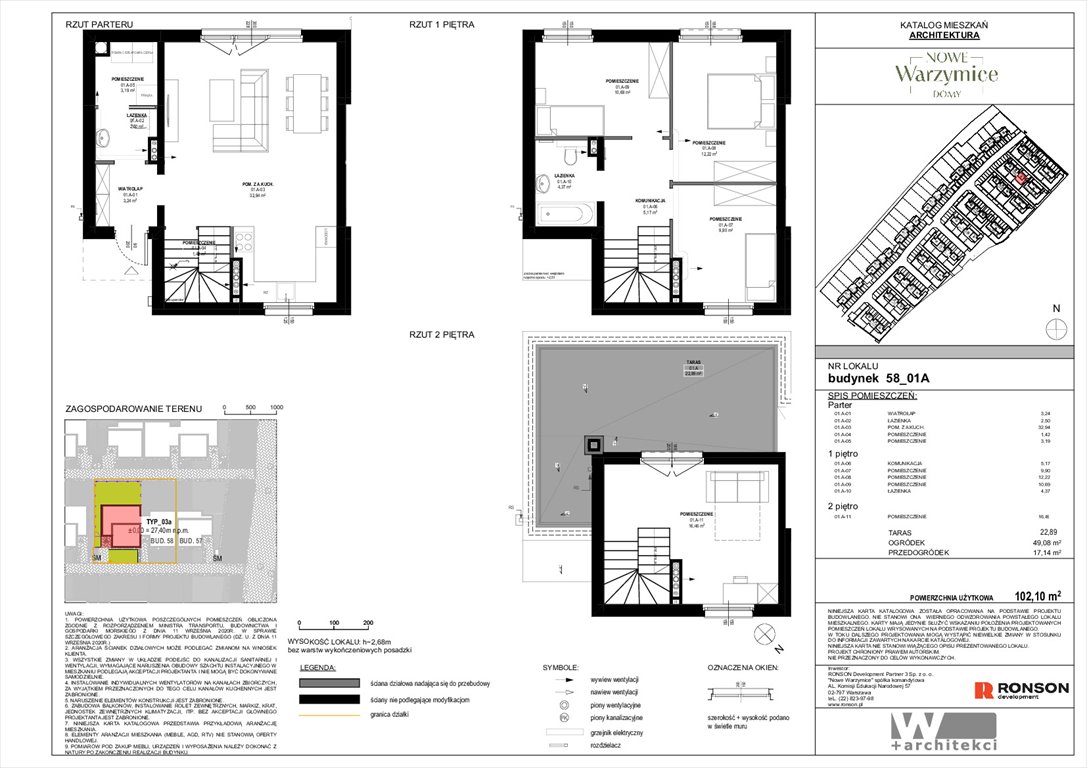 Nowe mieszkanie Nowe Warzymice Rajkowo, Spacerowa 14/2  102m2 Foto 1