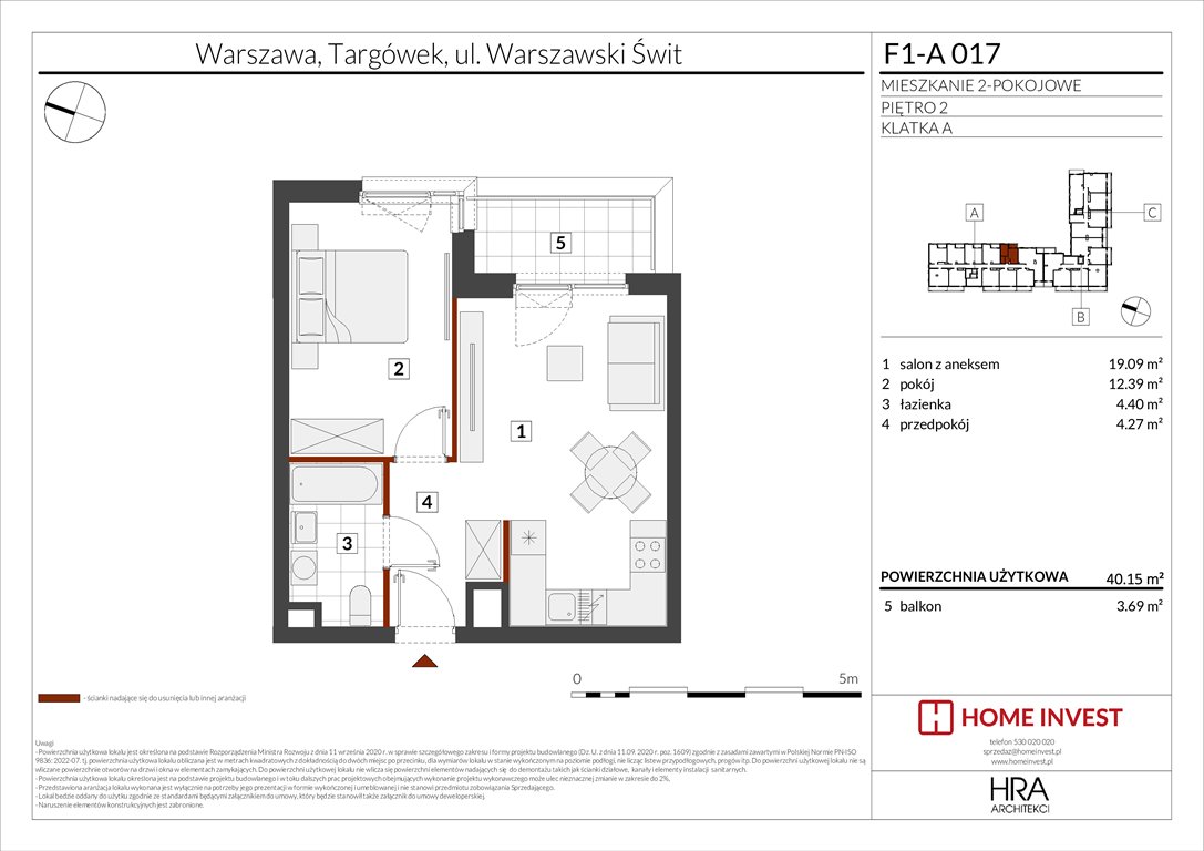 Nowe mieszkanie dwupokojowe Warszawski Świt Etap XIII Warszawa, ul. Warszawski Świt  40m2 Foto 1
