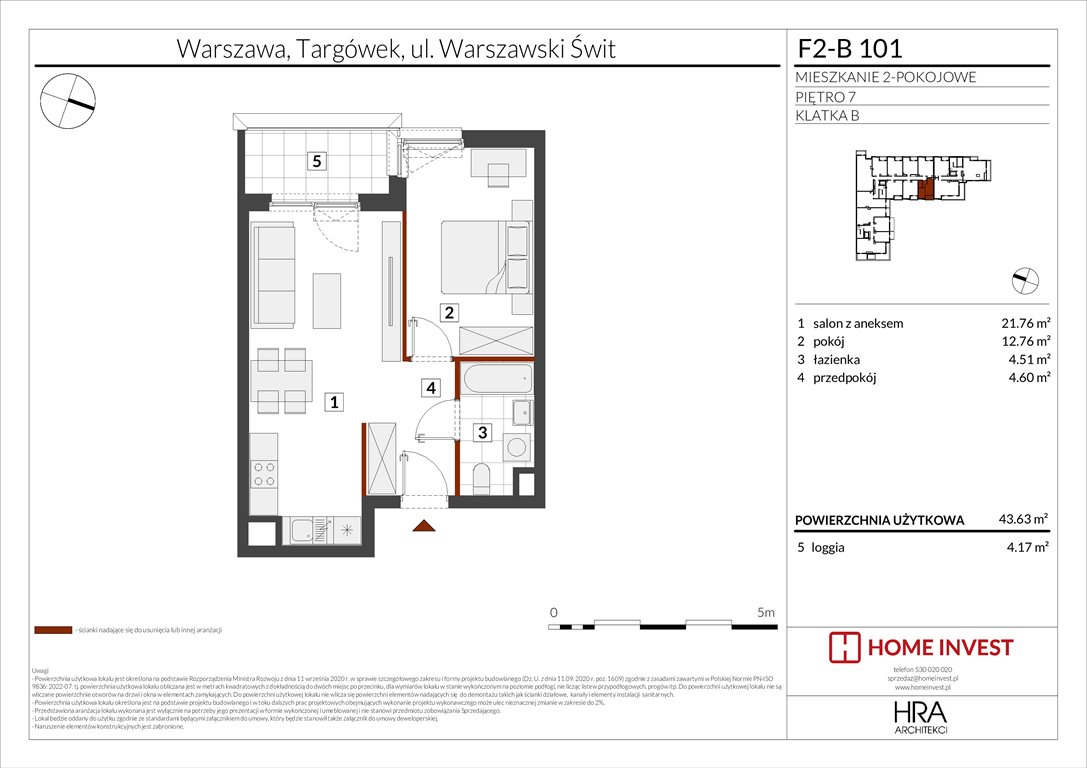 Nowe mieszkanie dwupokojowe Warszawski Świt Etap XIV Warszawa, ul. Warszawski Świt  44m2 Foto 1