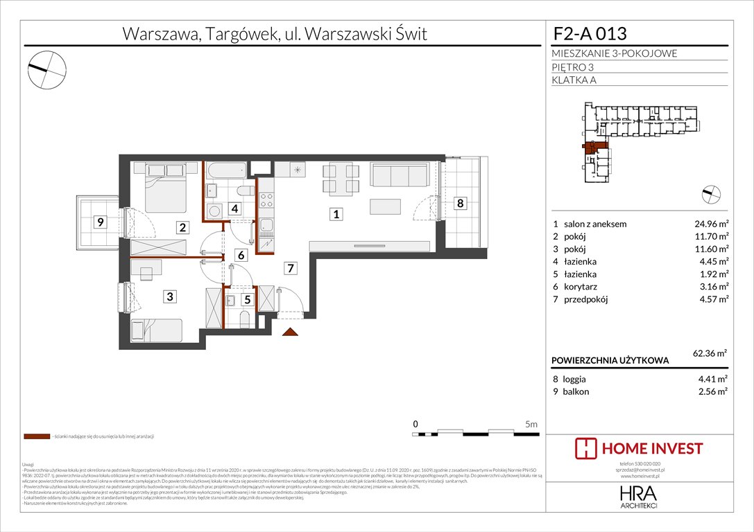 Nowe mieszkanie trzypokojowe Warszawski Świt Etap XIV Warszawa, ul. Warszawski Świt  62m2 Foto 1