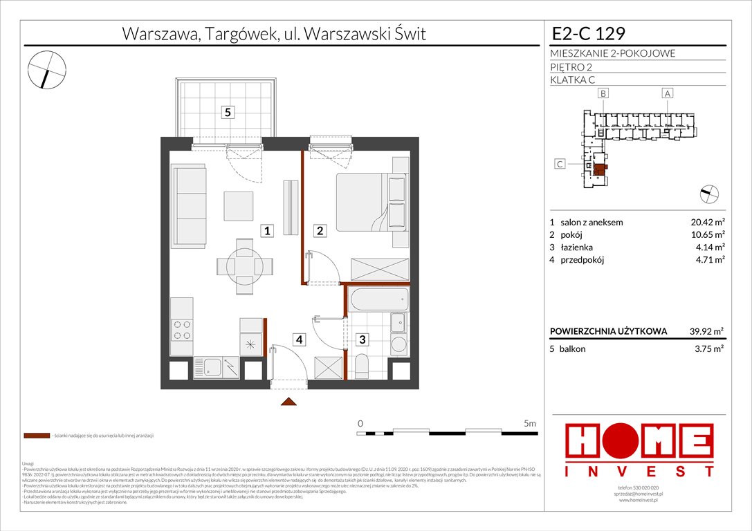 Nowe mieszkanie dwupokojowe Warszawski Świt Etap XI Warszawa, Targówek, ul. Warszawski Świt  40m2 Foto 1