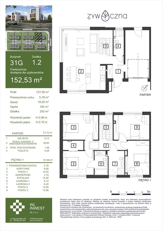 Nowy dom OSIEDLE ŻYWICZNA Warszawa, Białołęka, Żywiczna 31  153m2 Foto 1