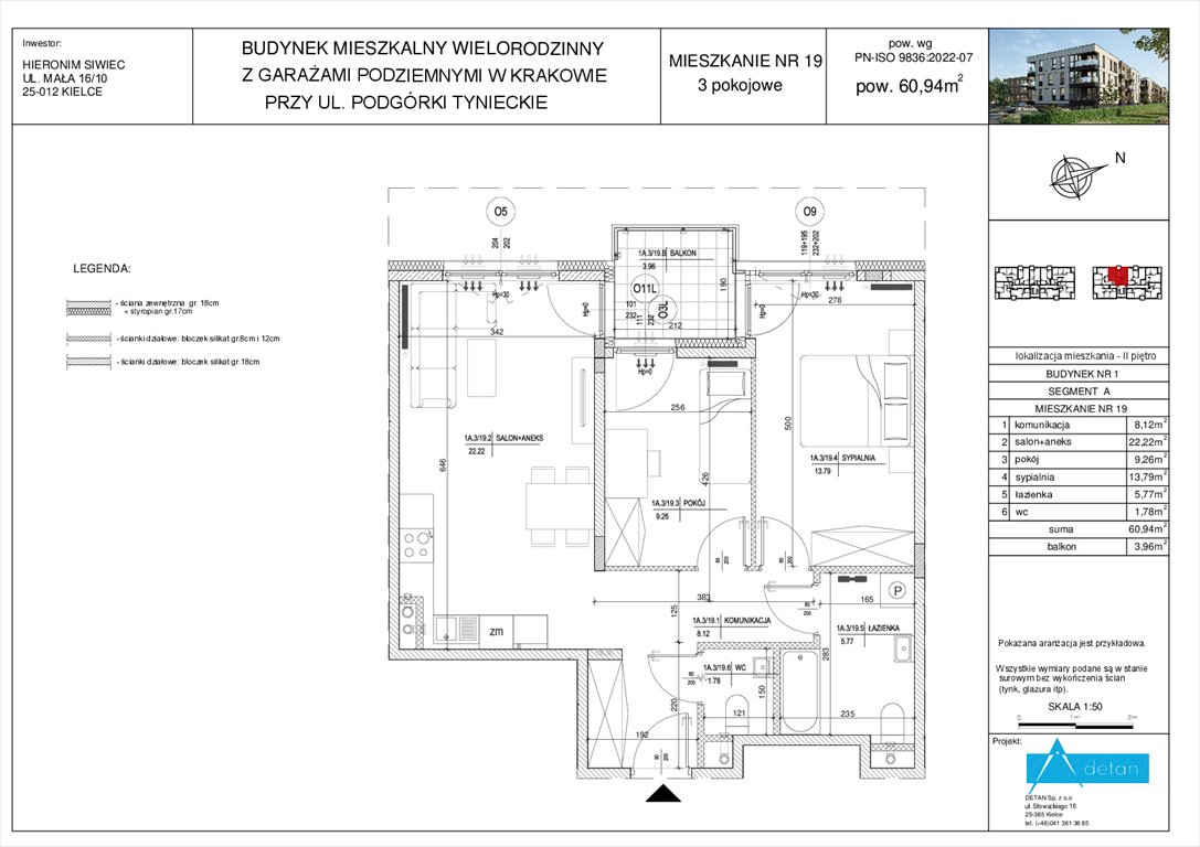 Nowe mieszkanie trzypokojowe Podgórki Tynieckie Kraków, Dębniki, Podgórki Tynieckie  61m2 Foto 1