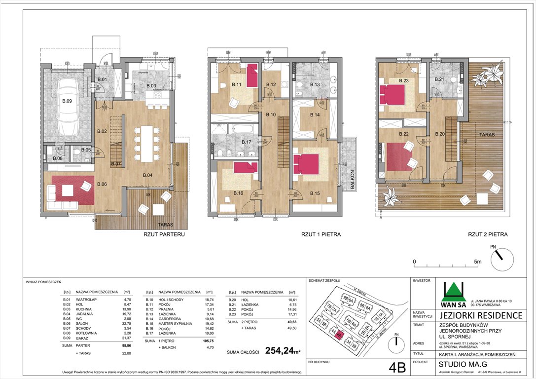 Nowy dom JEZIORKI RESIDENCE Warszawa, Ursynów, Jeziorki 47  254m2 Foto 1