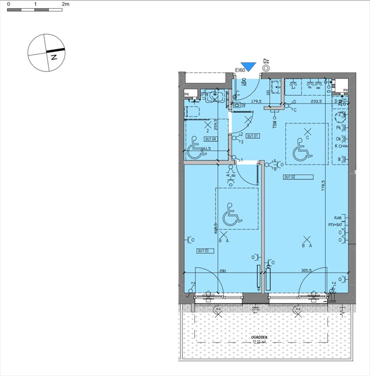 Nowe mieszkanie dwupokojowe Miasto Ogród 6 Ożarów Mazowiecki, Widok  44m2 Foto 1