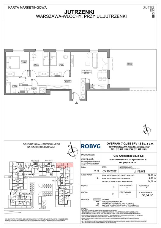 Nowe mieszkanie czteropokojowe  Jutrzenki 92 Warszawa, Włochy, Jutrzenki 92  85m2 Foto 1