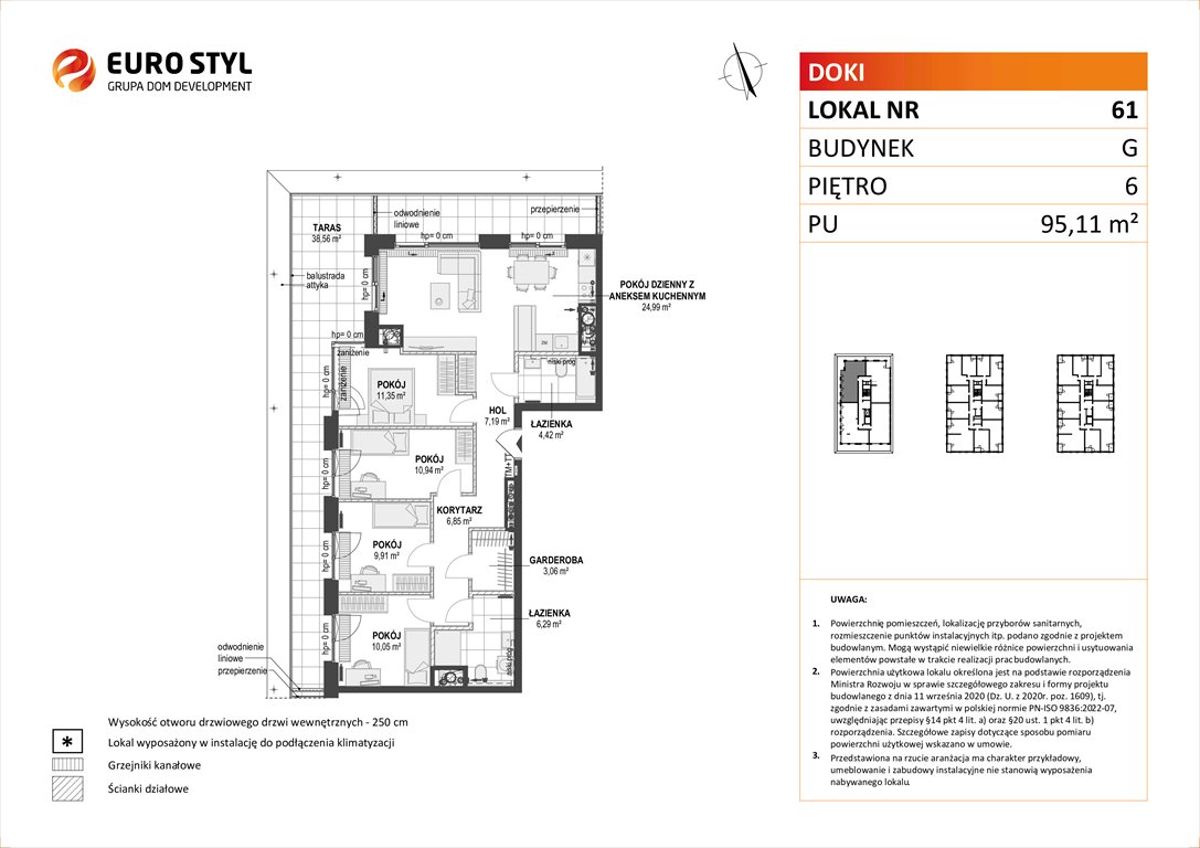 Nowe mieszkanie DOKI LIVING Gdańsk, Śródmieście, ks. Jerzego Popiełuszki/Rybaki Górne  95m2 Foto 1