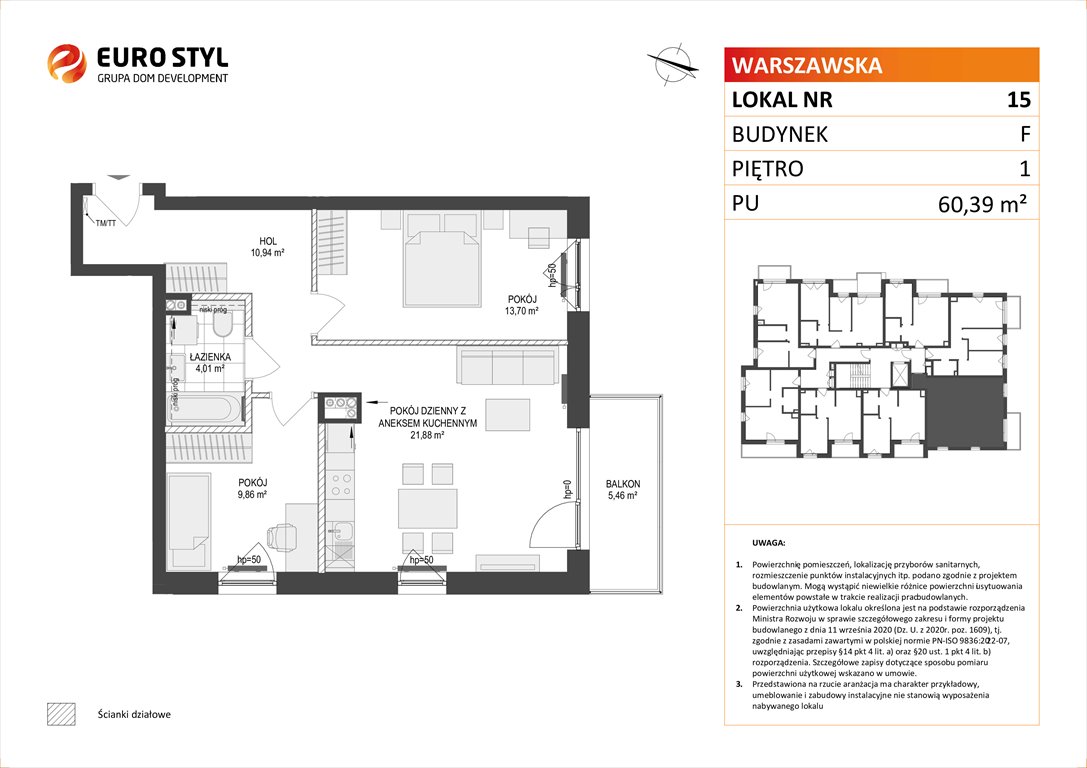 mieszkanie na sprzedaż 60m2 mieszkanie Gdańsk, Warszawska