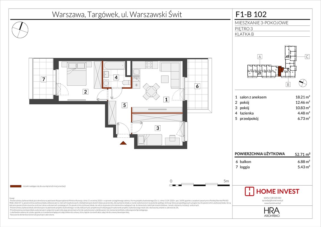 Nowe mieszkanie trzypokojowe Warszawski Świt Etap XIII Warszawa, ul. Warszawski Świt  53m2 Foto 1
