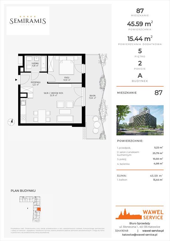 mieszkanie na sprzedaż 46m2 mieszkanie Katowice, Bogucice - Dąbrówka Mała, Wiertnicza 32