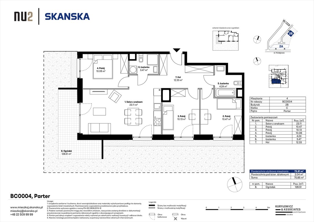 Nowe mieszkanie czteropokojowe  NU Warszawa Wola – Pierwszy etap inwestycji Warszawa, Wola, Kolejowa  74m2 Foto 1