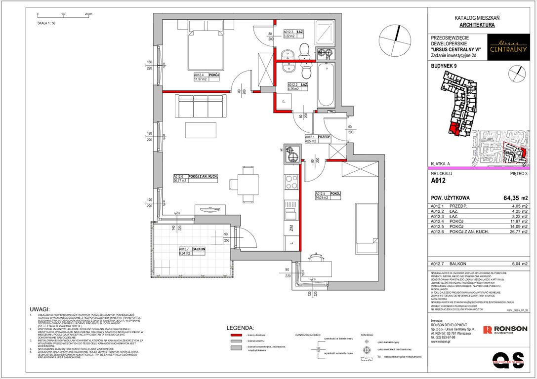 Nowe mieszkanie trzypokojowe URSUS CENTRALNY Warszawa, Ursus, ul. Gierdziejewskiego 23  64m2 Foto 1