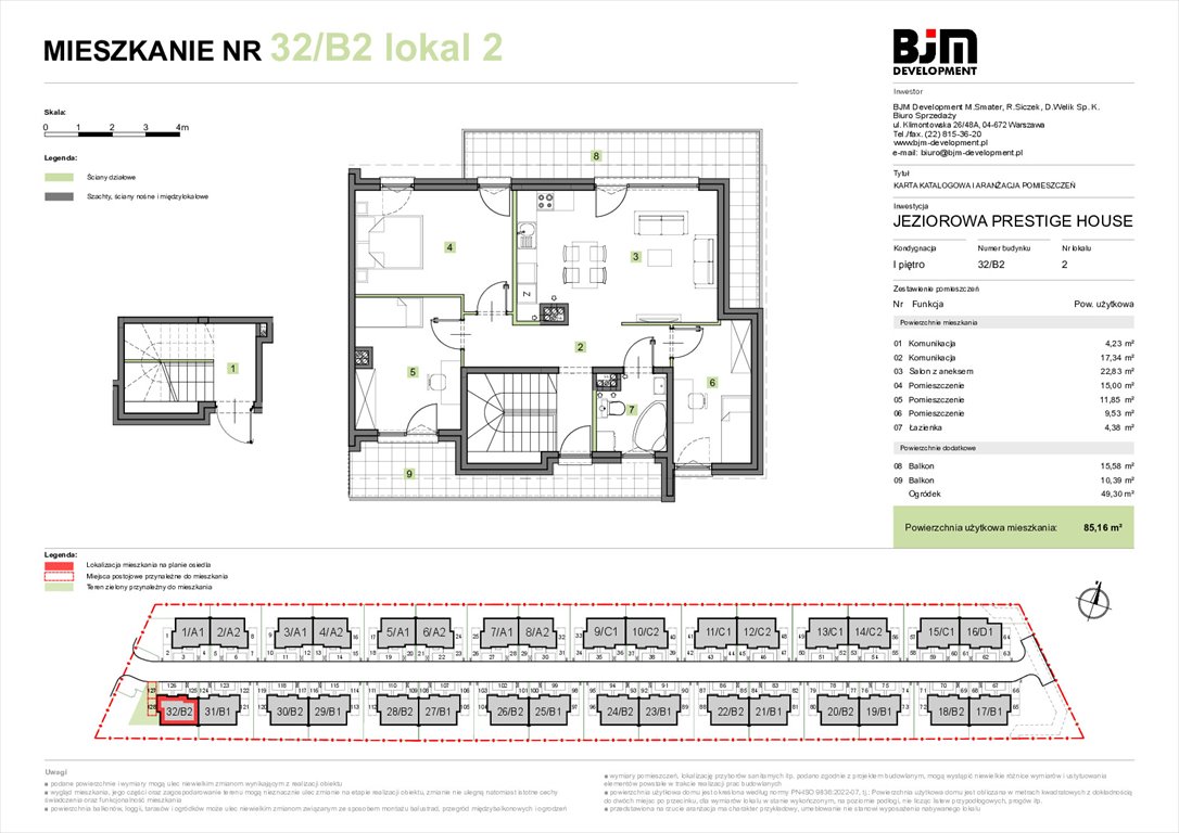 Nowe mieszkanie czteropokojowe  JEZIOROWA PRESTIGE HOUSE Warszawa, Wawer, Jeziorowa  85m2 Foto 1