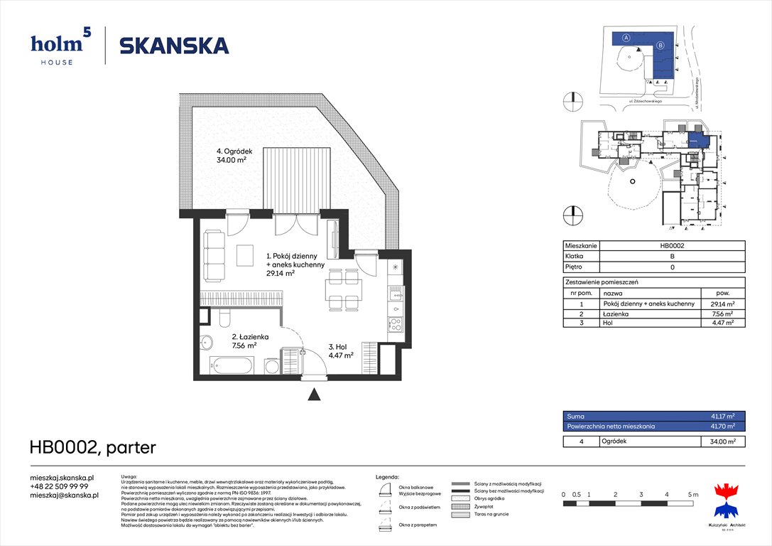 Nowa kawalerka Holm House  Warszawa, Mokotów, Domaniewska  41m2 Foto 1