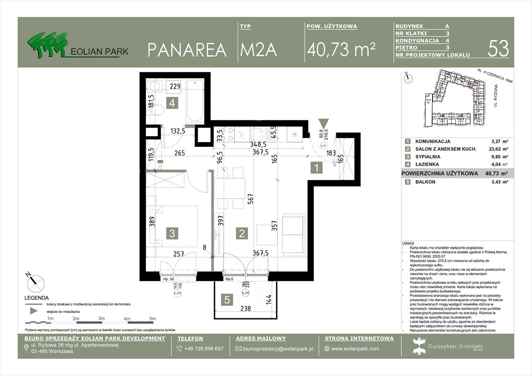Nowe mieszkanie dwupokojowe PANAREA Warszawa, Ursus, Ryżowa  41m2 Foto 1