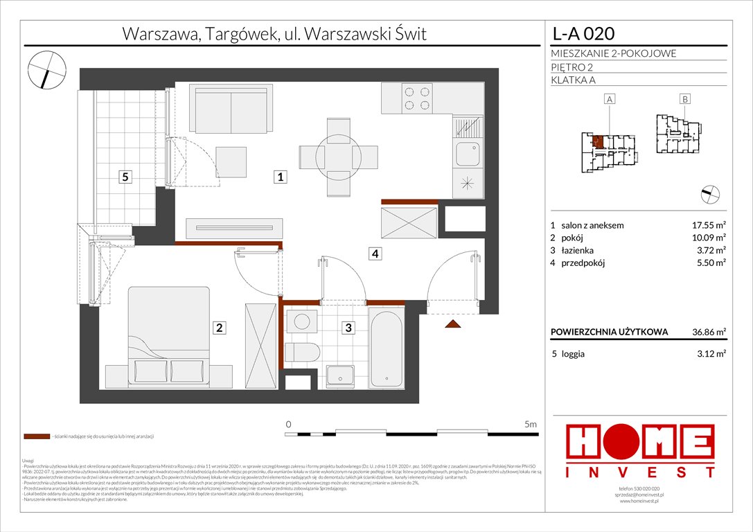 Nowe mieszkanie dwupokojowe Warszawski Świt Etap XII Warszawa, Targówek, ul. Warszawski Świt  37m2 Foto 1