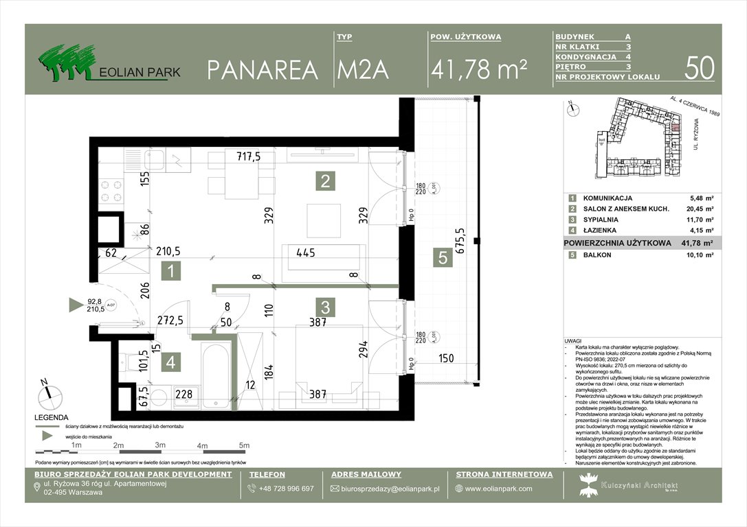 Nowe mieszkanie dwupokojowe PANAREA Warszawa, Ursus, Ryżowa  42m2 Foto 1