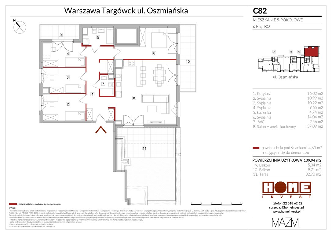 Nowe mieszkanie Apartamenty Oszmiańska II Warszawa, Targówek, ul. Oszmiańska 22  110m2 Foto 1