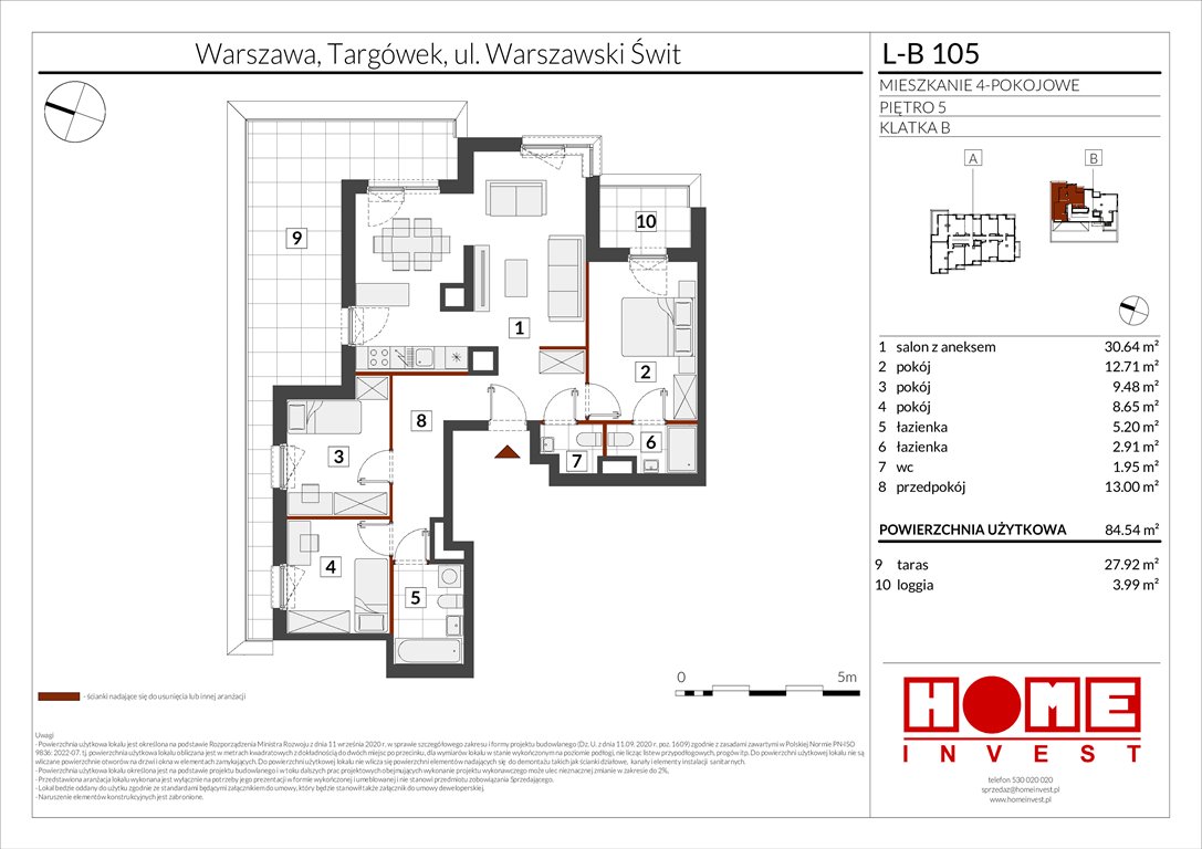 Nowe mieszkanie czteropokojowe  Warszawski Świt Etap XII Warszawa, Targówek, ul. Warszawski Świt  85m2 Foto 1