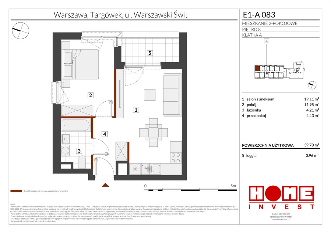Nowe mieszkanie dwupokojowe Warszawski Świt Etap X Warszawa, Targówek, ul. Warszawski Świt  40m2 Foto 1