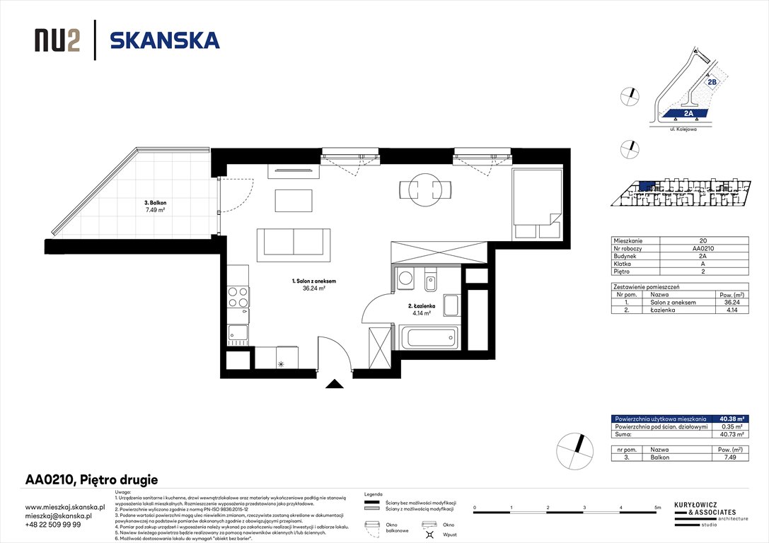 Nowa kawalerka NU Wola Warszawa Warszawa, Wola, Kolejowa  40m2 Foto 1