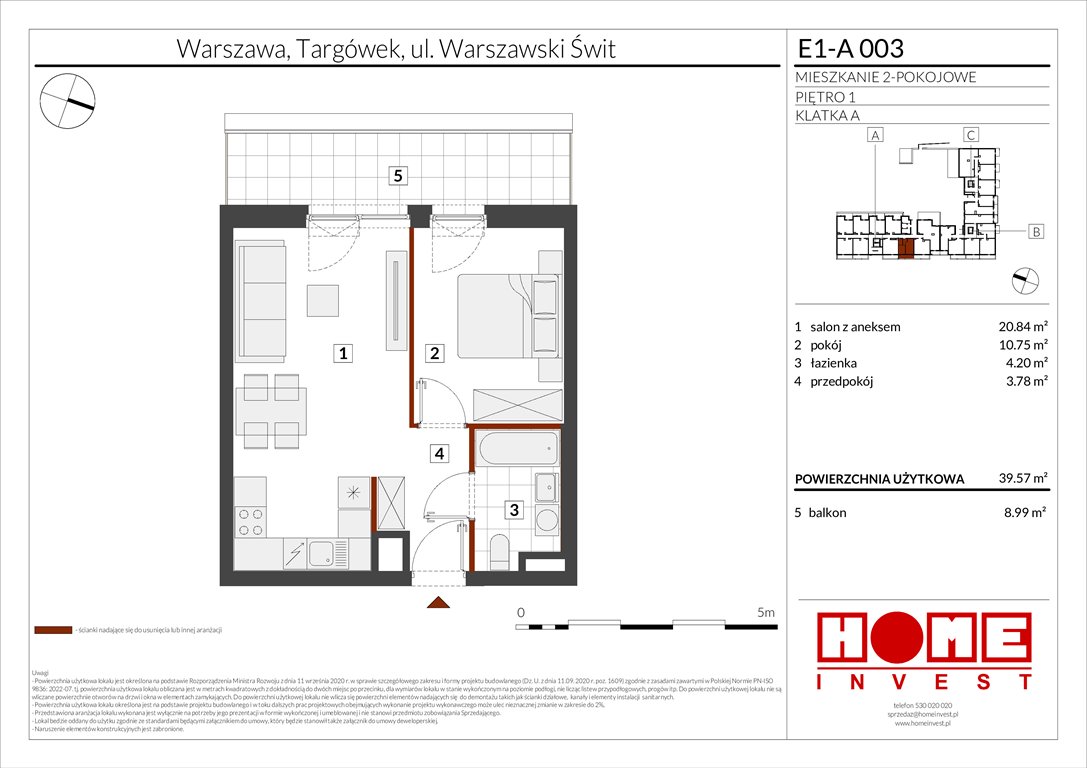Nowe mieszkanie dwupokojowe Warszawski Świt Etap X Warszawa, Targówek, ul. Warszawski Świt  40m2 Foto 1