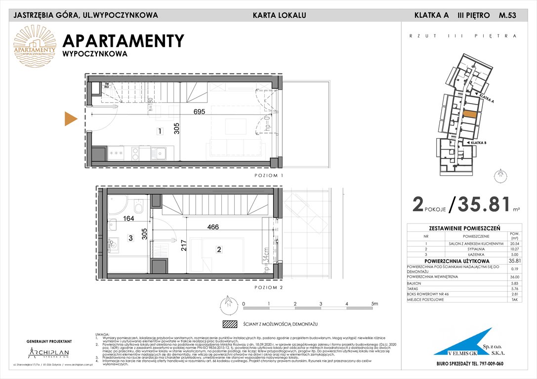 Nowe mieszkanie Apartamenty Wypoczynkowa Jastrzębia Góra, Wypoczynkowa  36m2 Foto 1