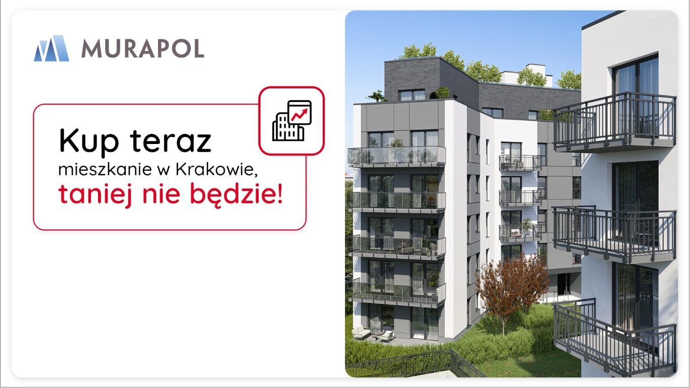 Nowe mieszkanie trzypokojowe Murapol Mateczniq Kraków, ul. Rydlówka  53m2 Foto 1
