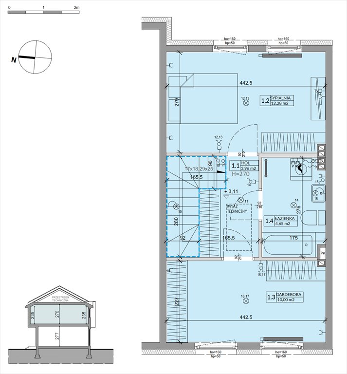 Nowy dom Ogrody Przyjaciół 5 Warszawa, Białołęka, Inna 4  64m2 Foto 1