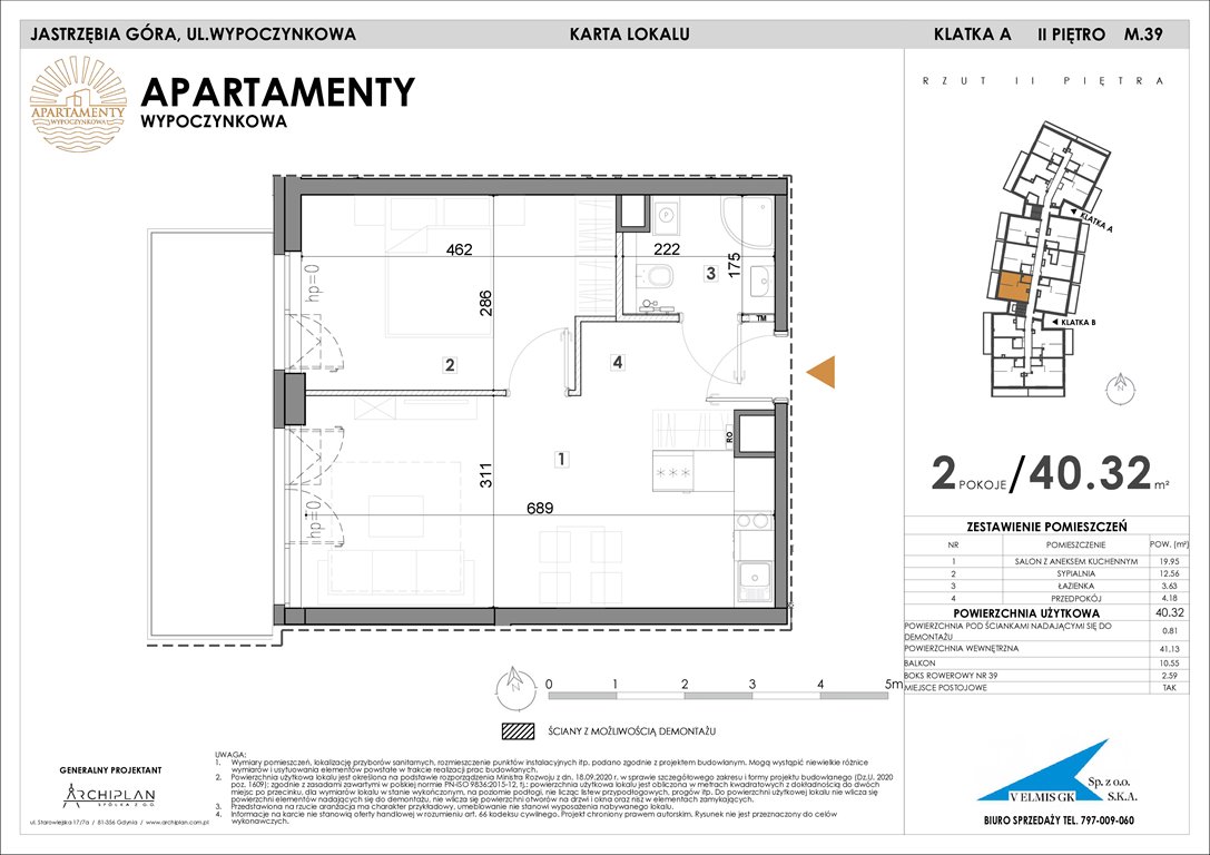 Nowe mieszkanie Apartamenty Wypoczynkowa Jastrzębia Góra, Wypoczynkowa  40m2 Foto 1