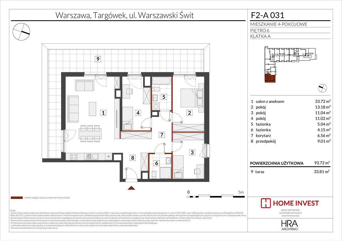 Nowe mieszkanie czteropokojowe  Warszawski Świt Etap XIV Warszawa, ul. Warszawski Świt  94m2 Foto 1