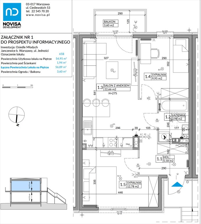 dom na sprzedaż 57m2 dom Janczewice, Jedności