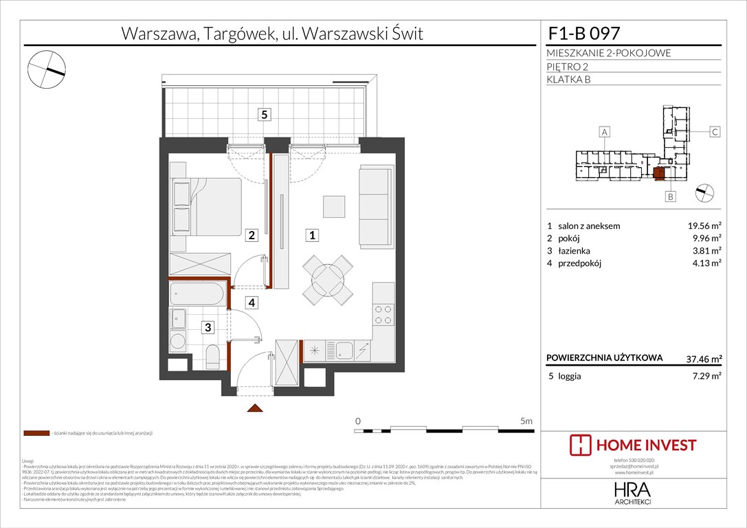 Nowe mieszkanie dwupokojowe Warszawski Świt Etap XIII Warszawa, ul. Warszawski Świt  37m2 Foto 1